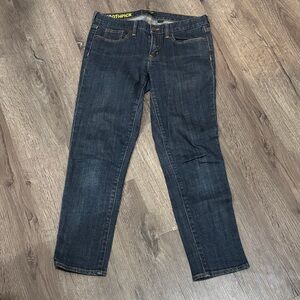 J. Crew Women's Dark Indigo Straight-Leg Jeans